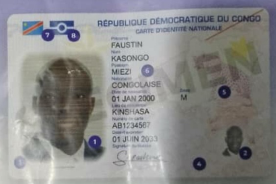 RDC : Les conditions d'obtention de la carte d'identité